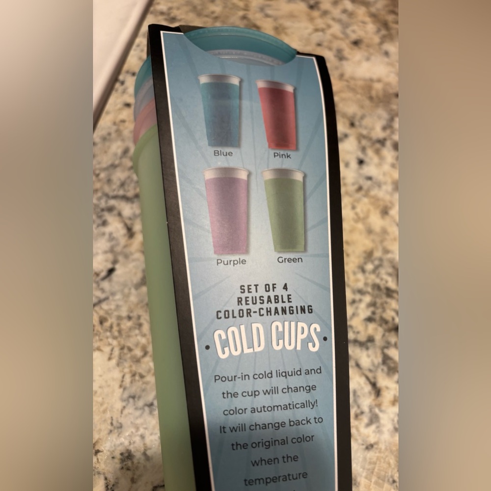 NWT The Original Fun Workshop
Color-Changing Cold Cups Set - 4 Pack - Picture 7 of 8